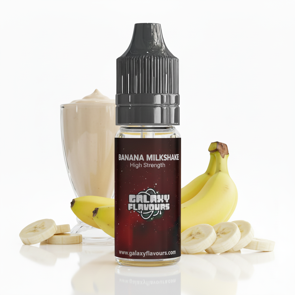 Banana Milkshake Food Flavouring - Professional High Strength - 10ml