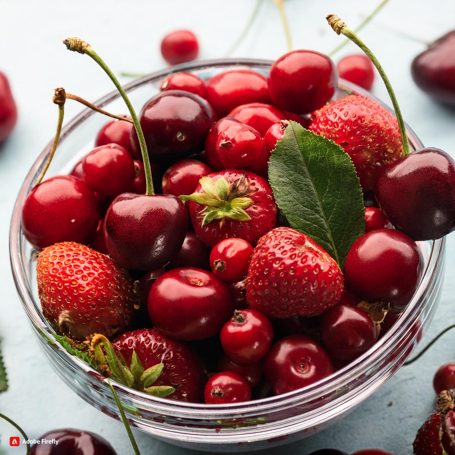 Fresh cherries and mixed berries used to inspire Galaxy Flavours Cherry Berry Food Flavouring Concentrate – Professional Grade, Water-Soluble