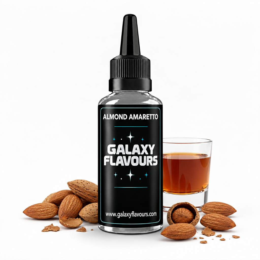 Galaxy Flavours Almond Amaretto Food Flavouring Concentrate – Professional High Strength.