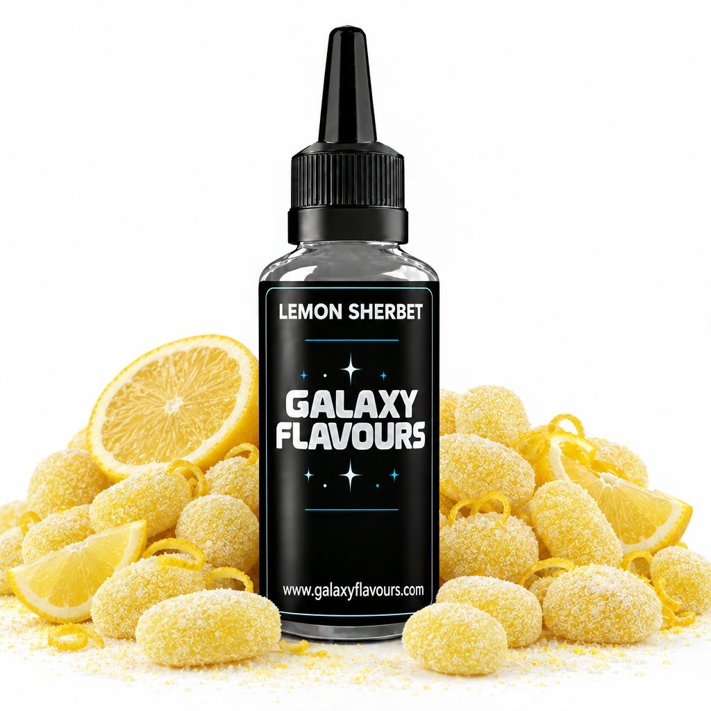 Galaxy Flavours Lemon Sherbet Food Flavouring Concentrate – Professional High Strength.