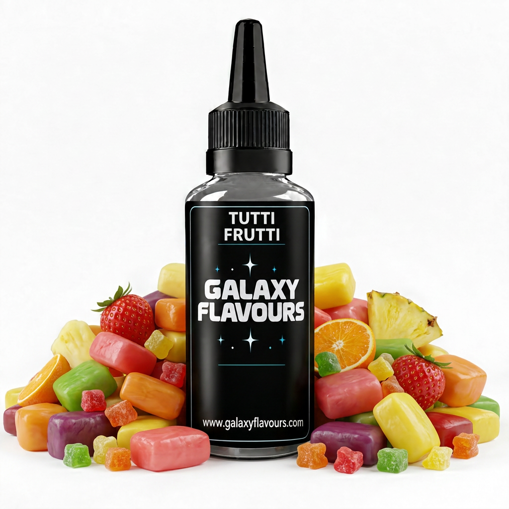 Galaxy Flavours Tutti Frutti Food Flavouring Concentrate – Professional High Strength.