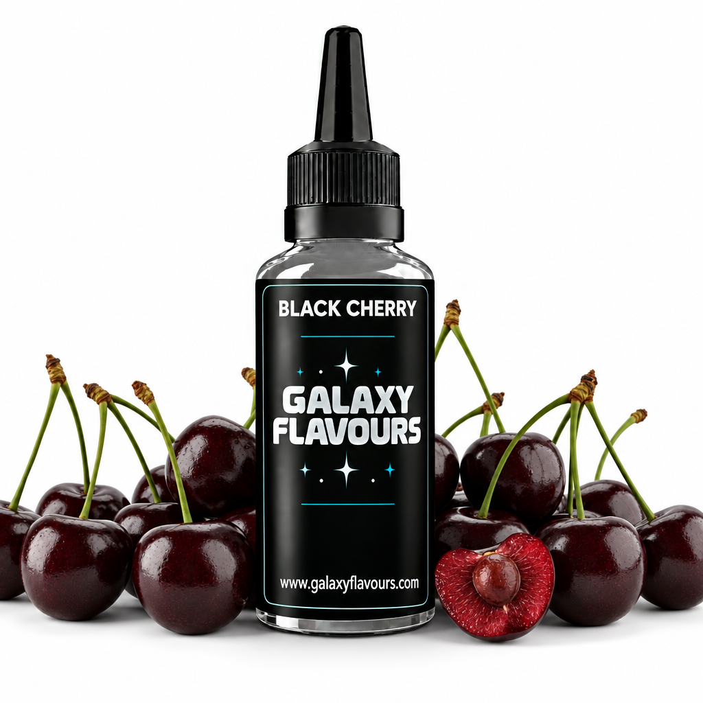 Galaxy Flavours Black Cherry Food Flavouring Concentrate – Professional High Strength.