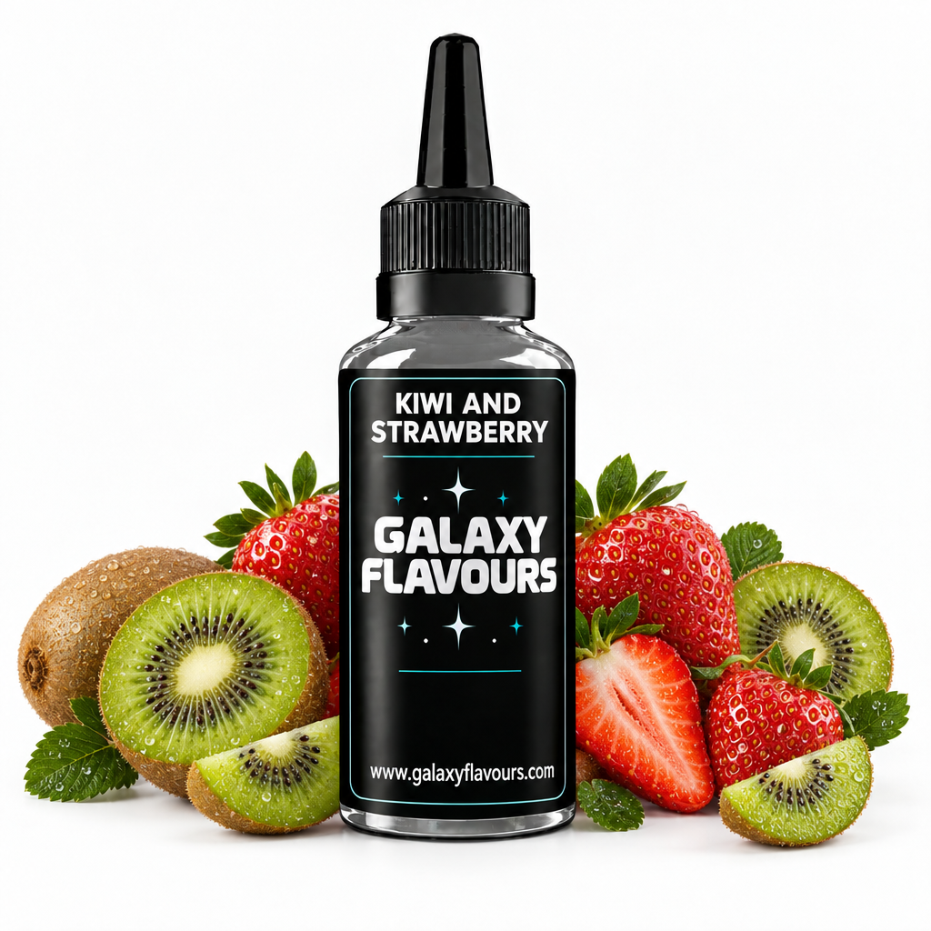 Galaxy Flavours Kiwi and Strawberry Food Flavouring Concentrate – Professional High Strength.