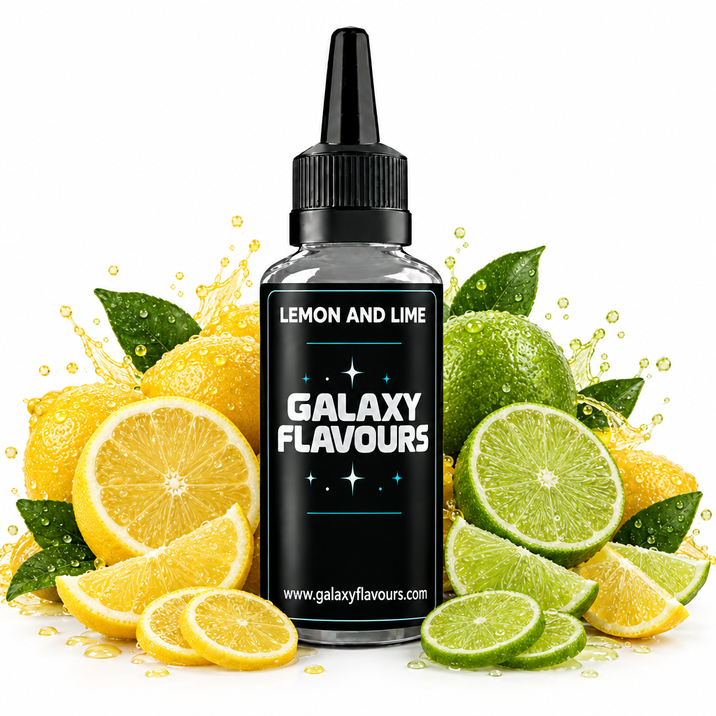 Galaxy Flavours Lemon and Lime Food Flavouring Concentrate – Professional High Strength.