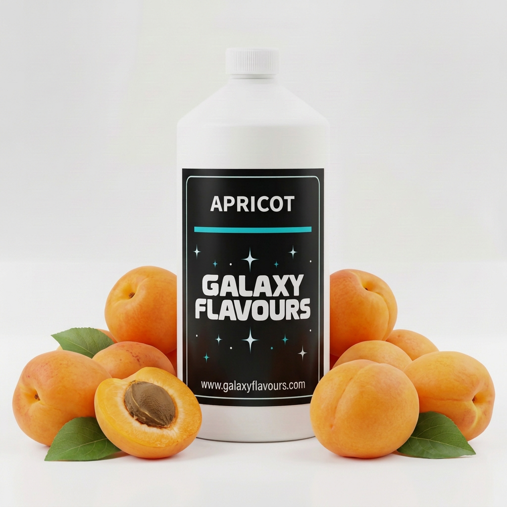 Galaxy Flavours Apricot Food Flavouring Concentrate – Professional High Strength.