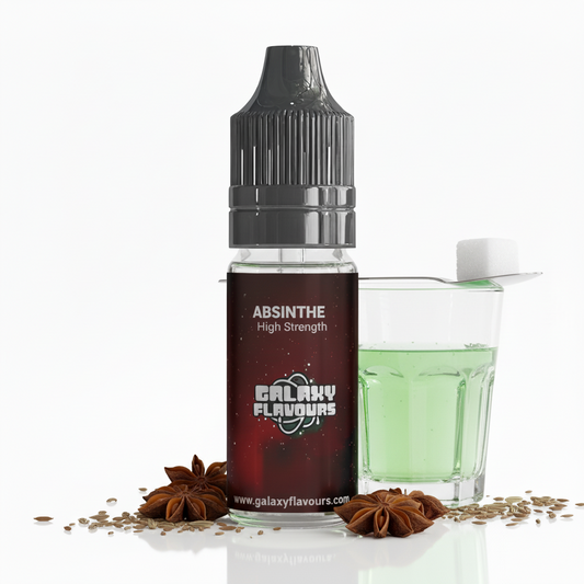 Galaxy Flavours Absinthe Food Flavouring Concentrate 10ml – Professional High Strength, Vegan, Gluten-Free