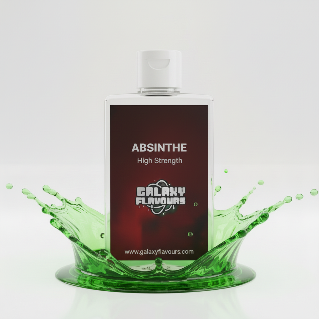 Galaxy Flavours Absinthe Food Flavouring Concentrate – Professional High Strength, Vegan, Gluten-Free