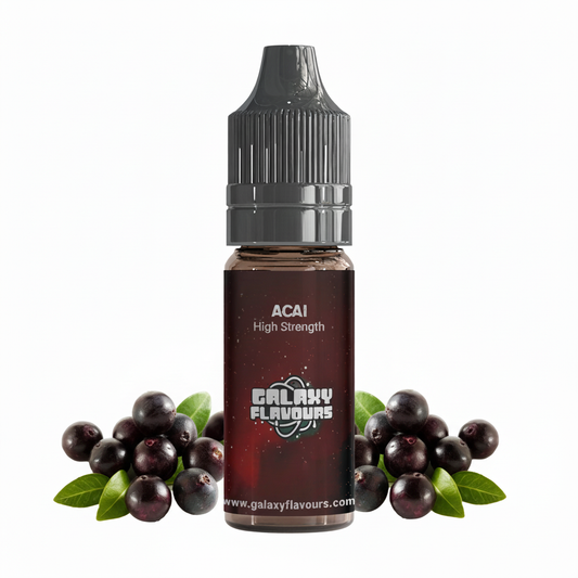 Galaxy Flavours Acai Food Flavouring Concentrate 10ml – Professional High Strength, Vegan, Gluten-Free