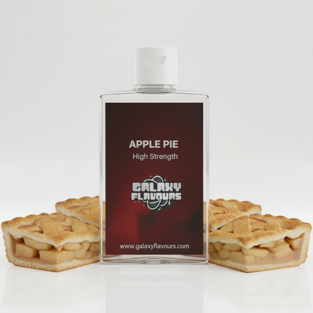 Galaxy Flavours Apple Pie Food Flavouring Concentrate – Professional High Strength, Vegan, Gluten-Free