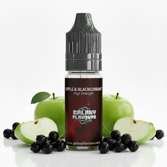 Galaxy Flavours Apple and Blackcurrant Food Flavouring Concentrate 10ml – Professional High Strength, Vegan, Gluten-Free