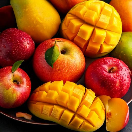 Aromatizante alimentario de manzana y mango - Profesional de alta potencia - 100 ml