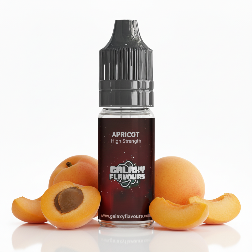 Galaxy Flavours Apricot Food Flavouring Concentrate 10ml – Professional High Strength, Vegan, Gluten-Free