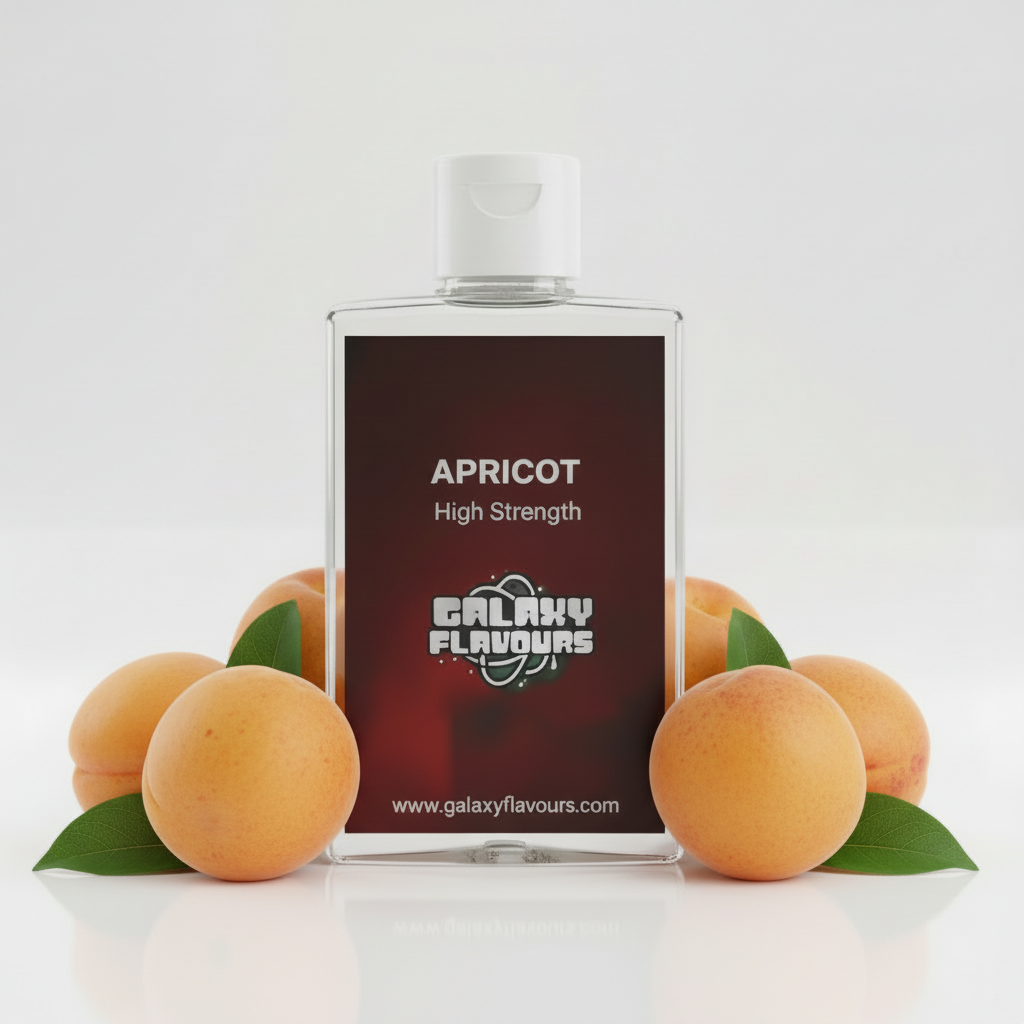Galaxy Flavours Apricot Food Flavouring Concentrate – Professional High Strength, Vegan, Gluten-Free
