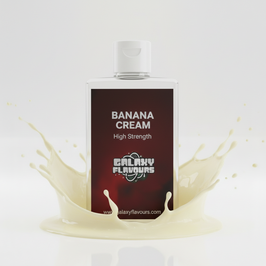 Galaxy Flavours Banana Cream Food Flavouring Concentrate – Professional High Strength, Vegan, Gluten-Free