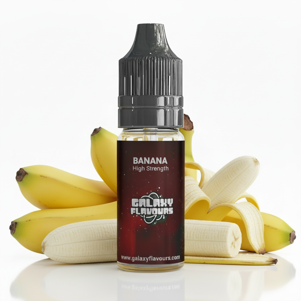Galaxy Flavours Banana Food Flavouring Concentrate 10ml – Professional High Strength, Vegan, Gluten-Free