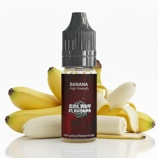 Galaxy Flavours Banana Food Flavouring Concentrate 10ml – Professional High Strength, Vegan, Gluten-Free