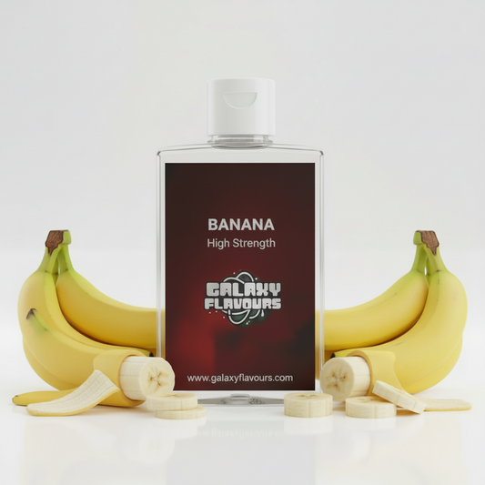 Galaxy Flavours Banana Food Flavouring Concentrate – Professional High Strength, Vegan, Gluten-Free
