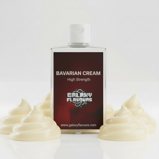 Galaxy Flavours Bavarian Cream Food Flavouring Concentrate – Professional High Strength, Vegan, Gluten-Free