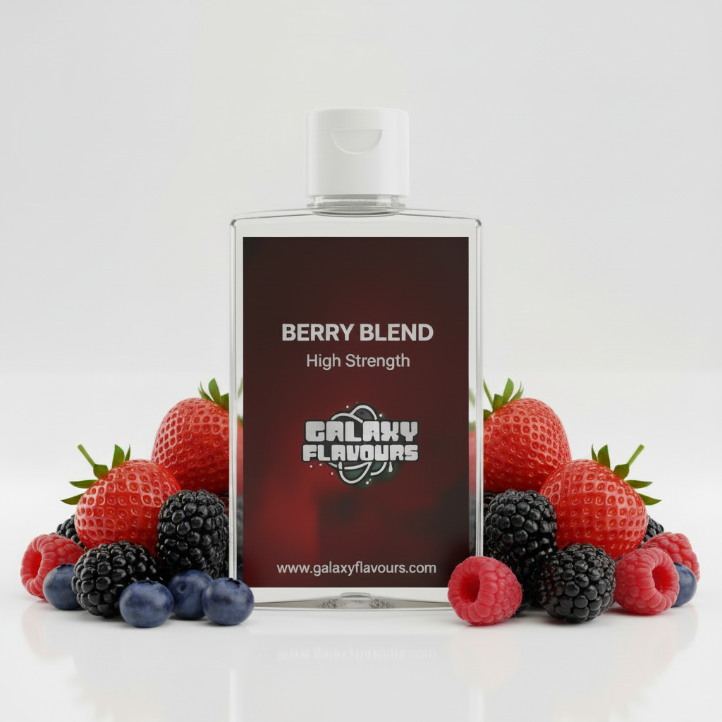 Galaxy Flavours Berry Blend Food Flavouring Concentrate – Professional High Strength, Vegan, Gluten-Free
