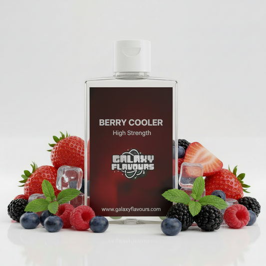 Galaxy Flavours Berry Cooler Food Flavouring Concentrate – Professional High Strength, Vegan, Gluten-Free