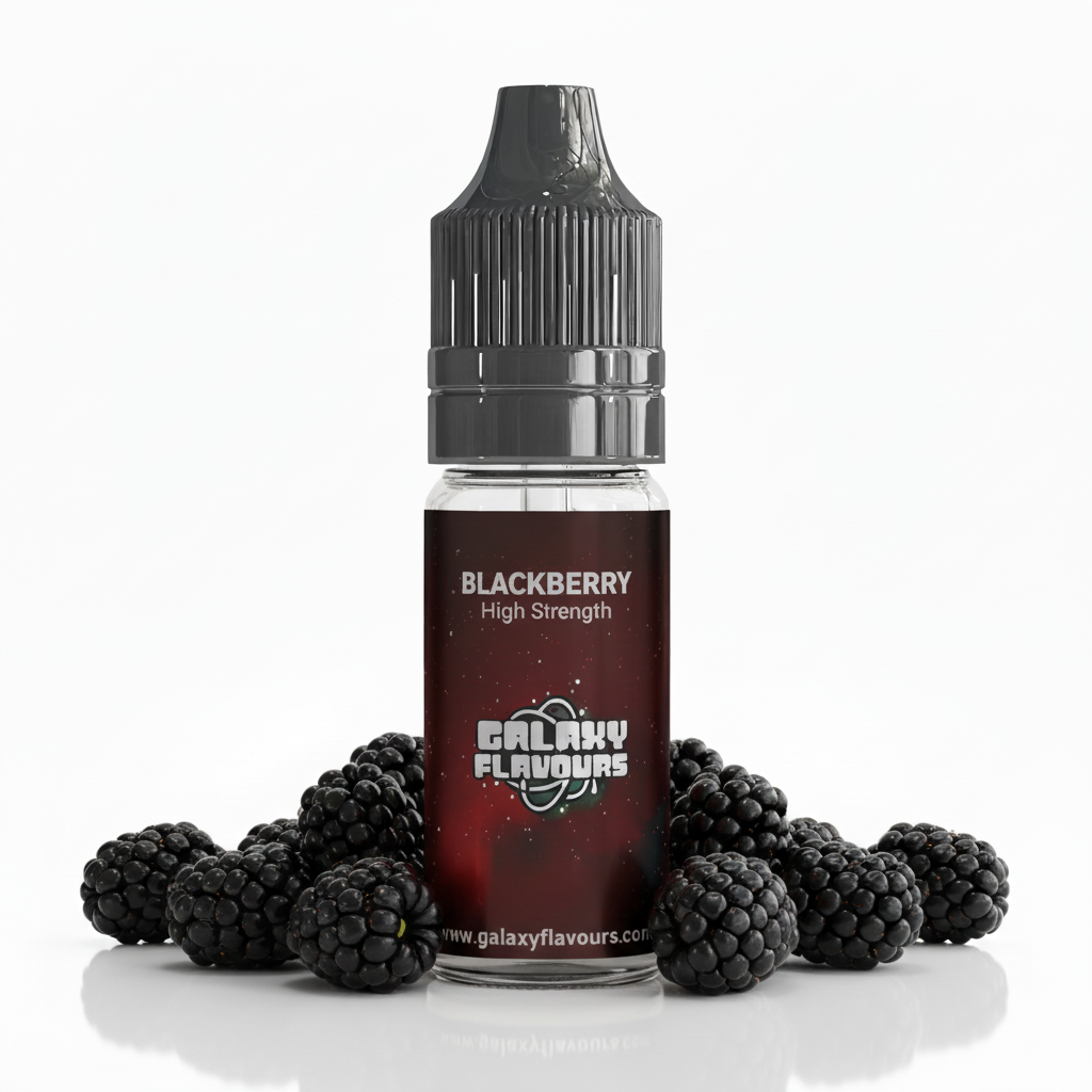 Galaxy Flavours Blackberry Food Flavouring Concentrate 10ml – Professional High Strength, Vegan, Gluten-Free