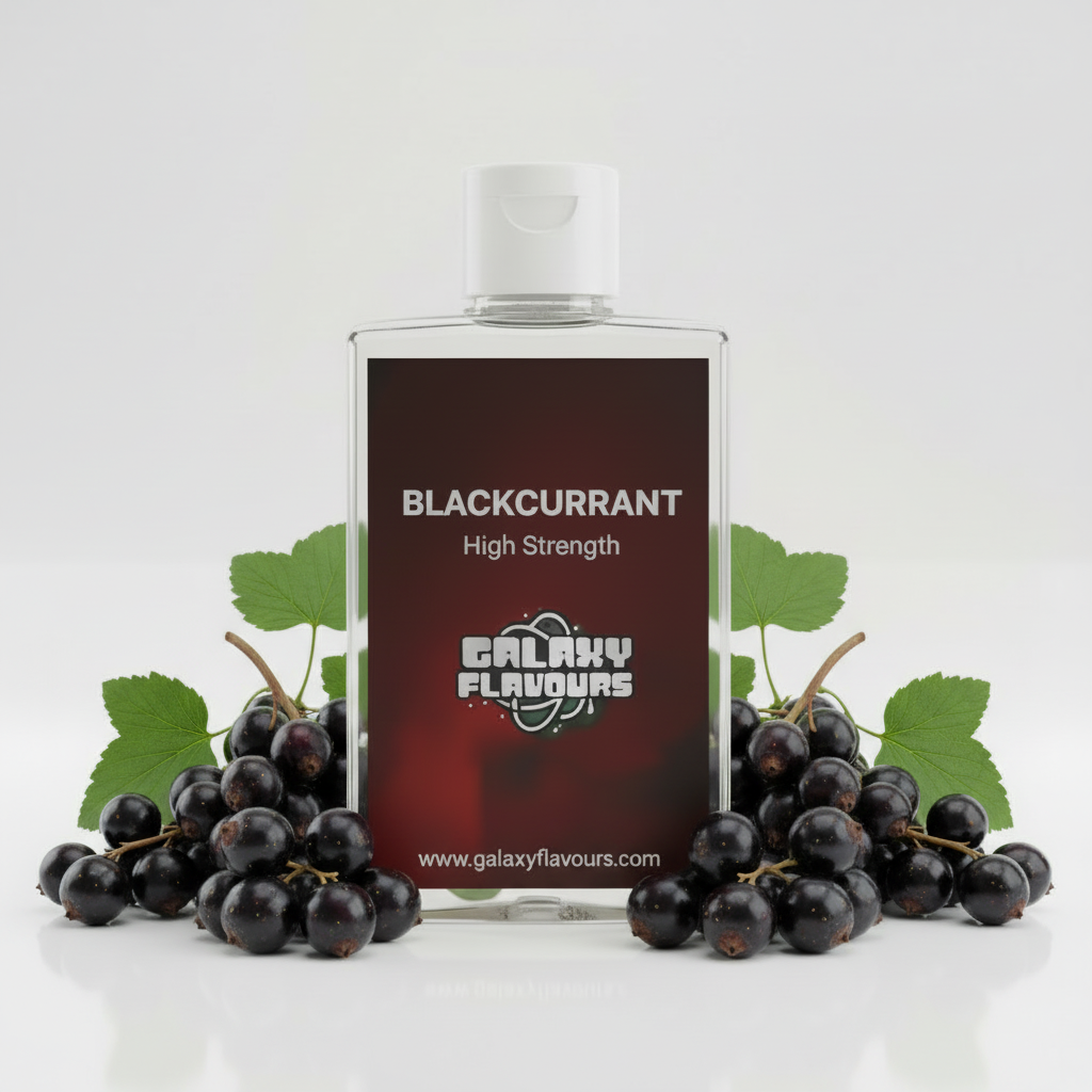 Galaxy Flavours Blackcurrant Food Flavouring Concentrate – Professional High Strength, Vegan, Gluten-Free