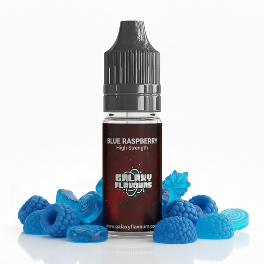 Galaxy Flavours Blue Raspberry Food Flavouring Concentrate 10ml – Professional High Strength, Vegan, Gluten-Free