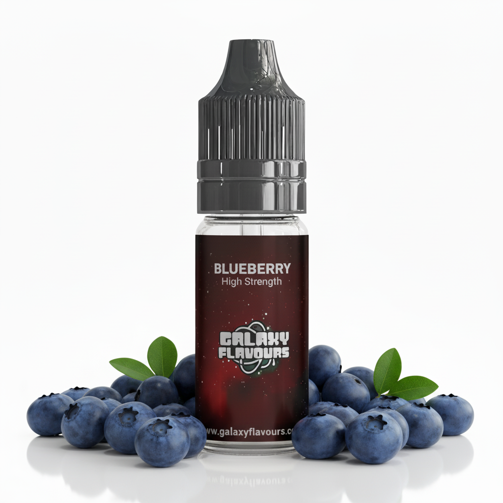 Galaxy Flavours Blueberry Food Flavouring Concentrate 10ml – Professional High Strength, Vegan, Gluten-Free