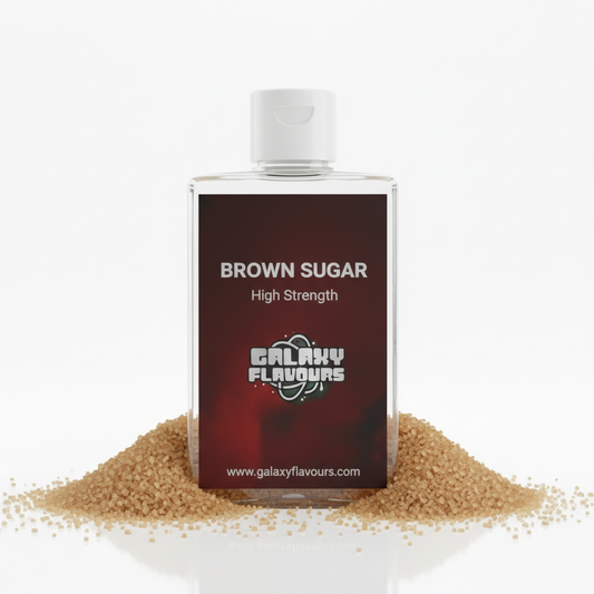 Galaxy Flavours Brown Sugar Food Flavouring Concentrate – Professional High Strength, Vegan, Gluten-Free
