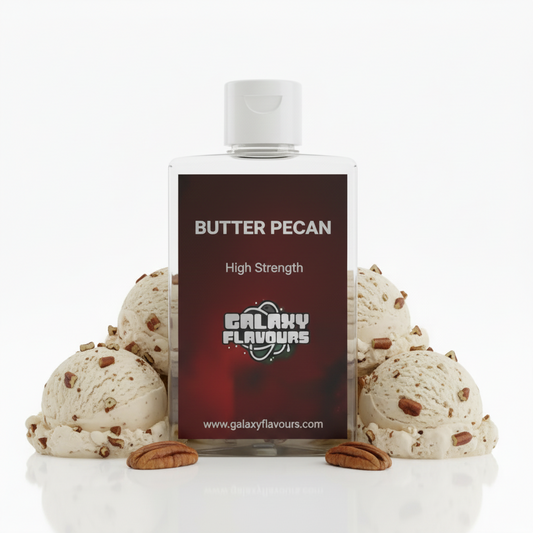 Galaxy Flavours Butter Pecan Food Flavouring Concentrate – Professional High Strength, Vegan, Gluten-Free