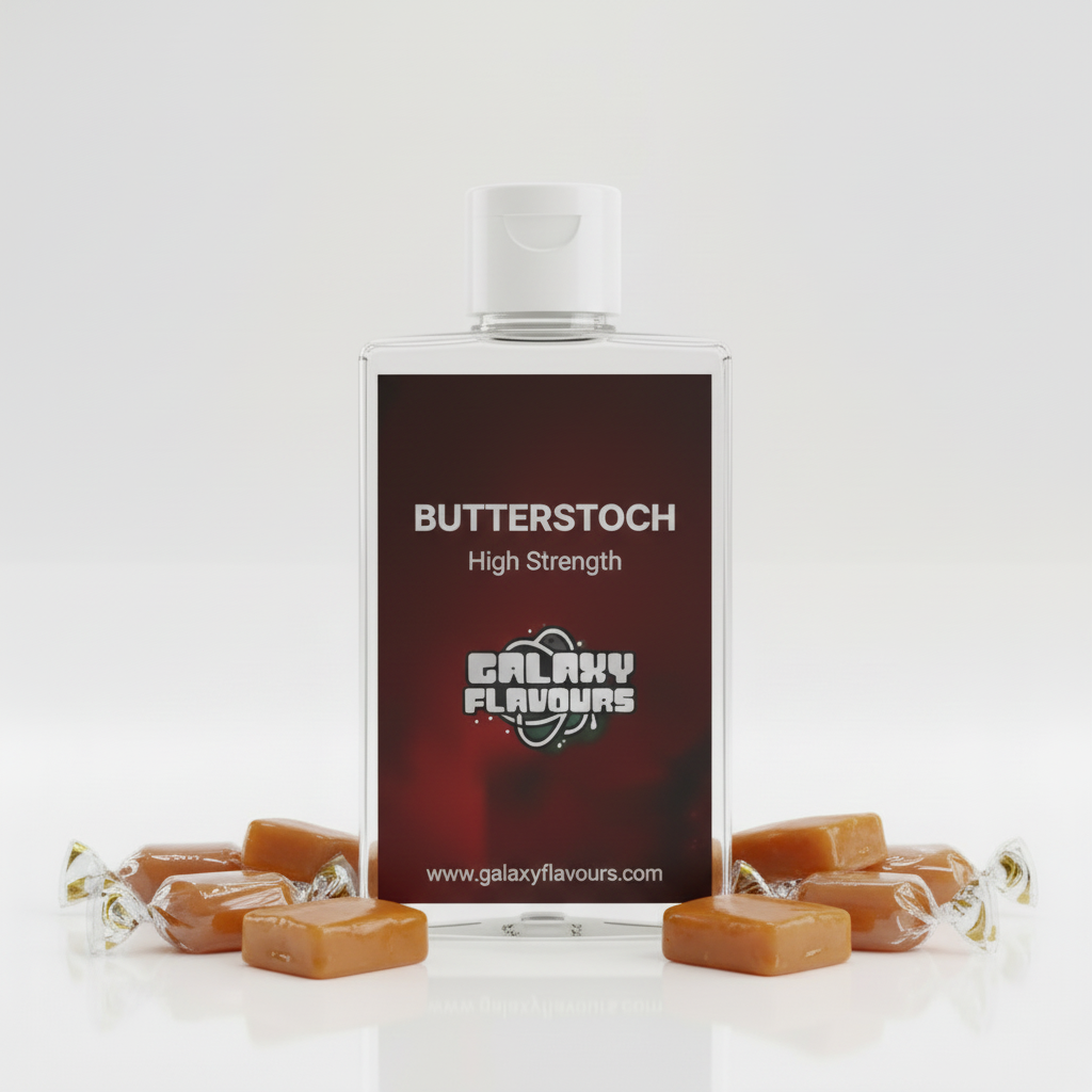 Galaxy Flavours Butterscotch Food Flavouring Concentrate – Professional High Strength, Vegan, Gluten-Free