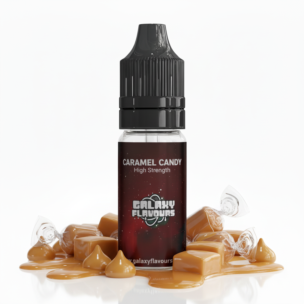 Galaxy Flavours Caramel Candy Food Flavouring Concentrate 10ml – Professional High Strength, Vegan, Gluten-Free
