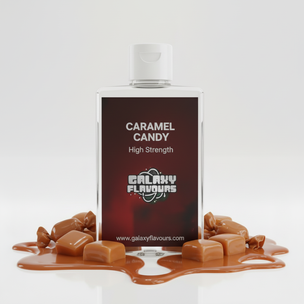 Galaxy Flavours Caramel Candy Food Flavouring Concentrate – Professional High Strength, Vegan, Gluten-Free