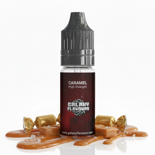 Galaxy Flavours Caramel Food Flavouring Concentrate 10ml – Professional High Strength, Vegan, Gluten-Free