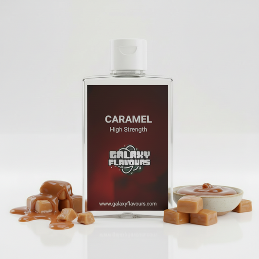 Galaxy Flavours Caramel Food Flavouring Concentrate – Professional High Strength, Vegan, Gluten-Free