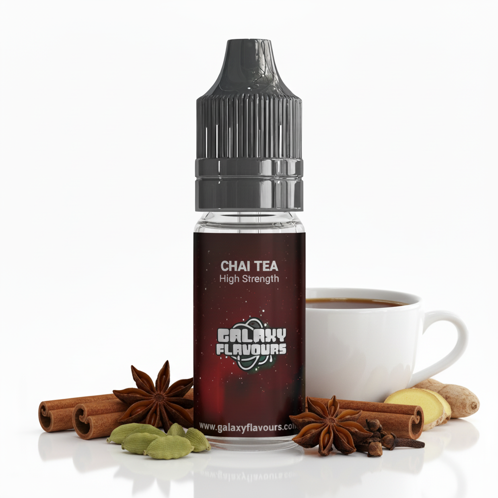 Galaxy Flavours Chai Tea Food Flavouring Concentrate 10ml – Professional High Strength, Vegan, Gluten-Free
