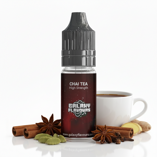 Galaxy Flavours Chai Tea Food Flavouring Concentrate 10ml – Professional High Strength, Vegan, Gluten-Free
