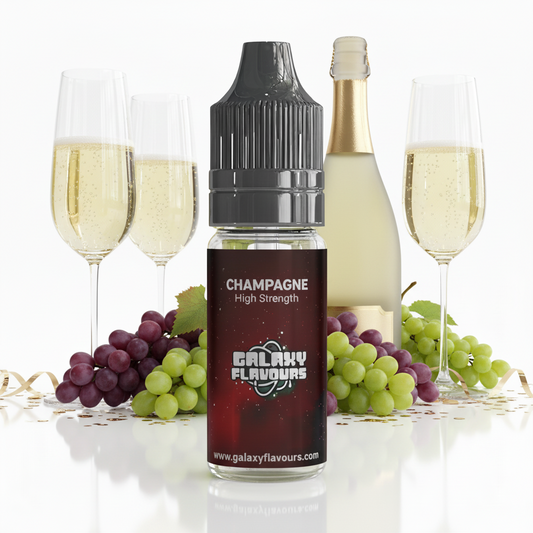 Galaxy Flavours Champagne Food Flavouring Concentrate 10ml – Professional High Strength, Vegan, Gluten-Free