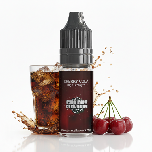 Galaxy Flavours Cherry Cola Food Flavouring Concentrate 10ml – Professional High Strength, Vegan, Gluten-Free