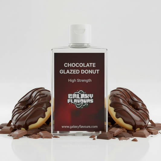 Galaxy Flavours Chocolate Glazed Donut Food Flavouring Concentrate – Professional High Strength, Vegan, Gluten-Free