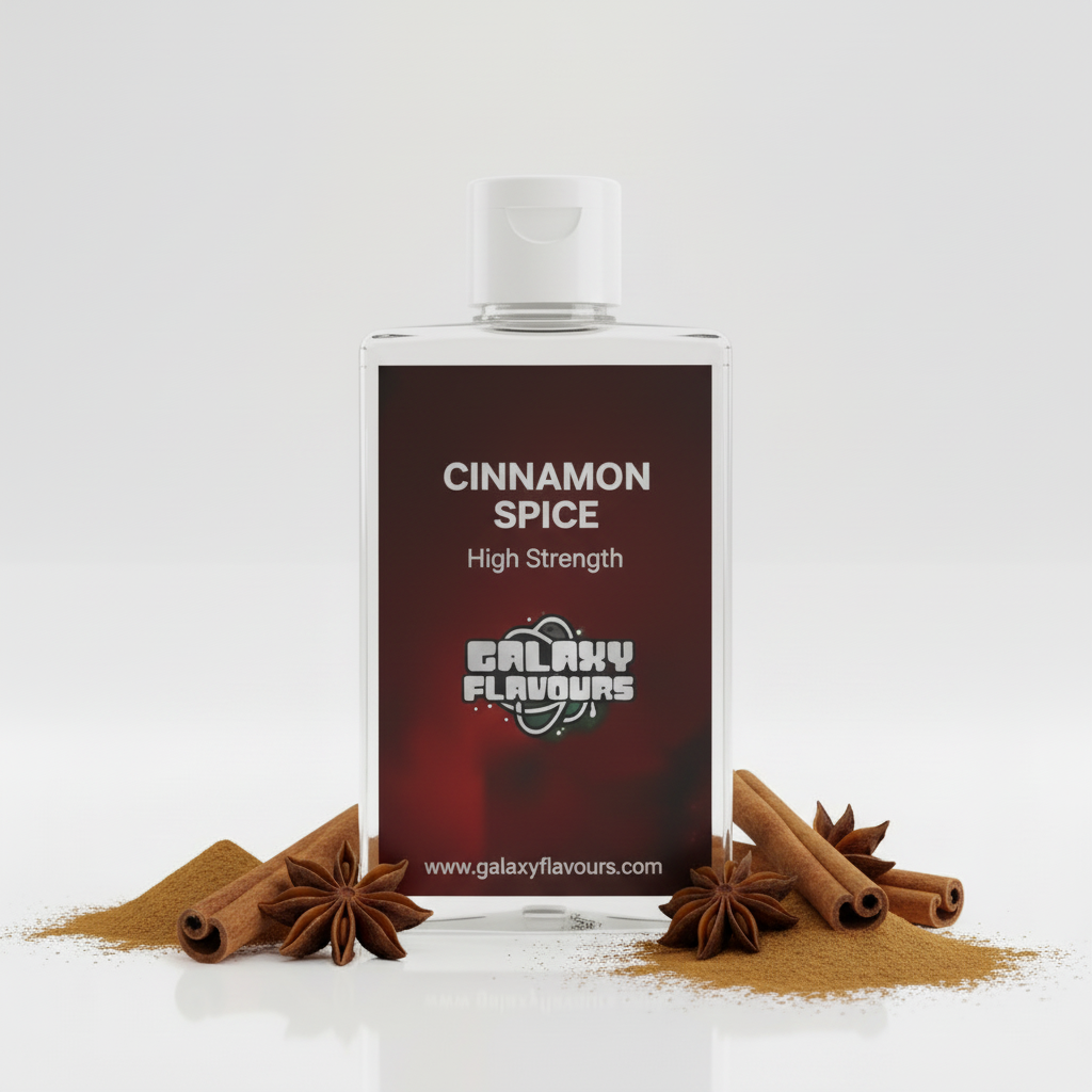 Galaxy Flavours Cinnamon Spice Food Flavouring Concentrate – Professional High Strength, Vegan, Gluten-Free