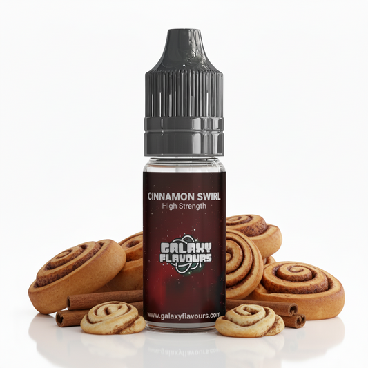 Galaxy Flavours Cinnamon Danish Swirl Food Flavouring Concentrate 10ml – Professional High Strength, Vegan, Gluten-Free