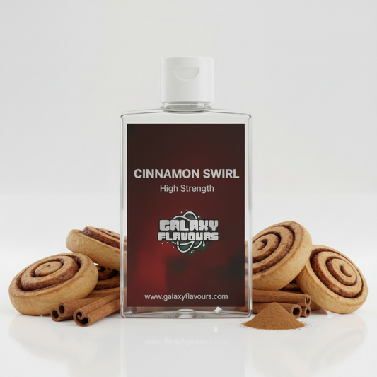 Galaxy Flavours Cinnamon Danish Swirl Food Flavouring Concentrate – Professional High Strength, Vegan, Gluten-Free