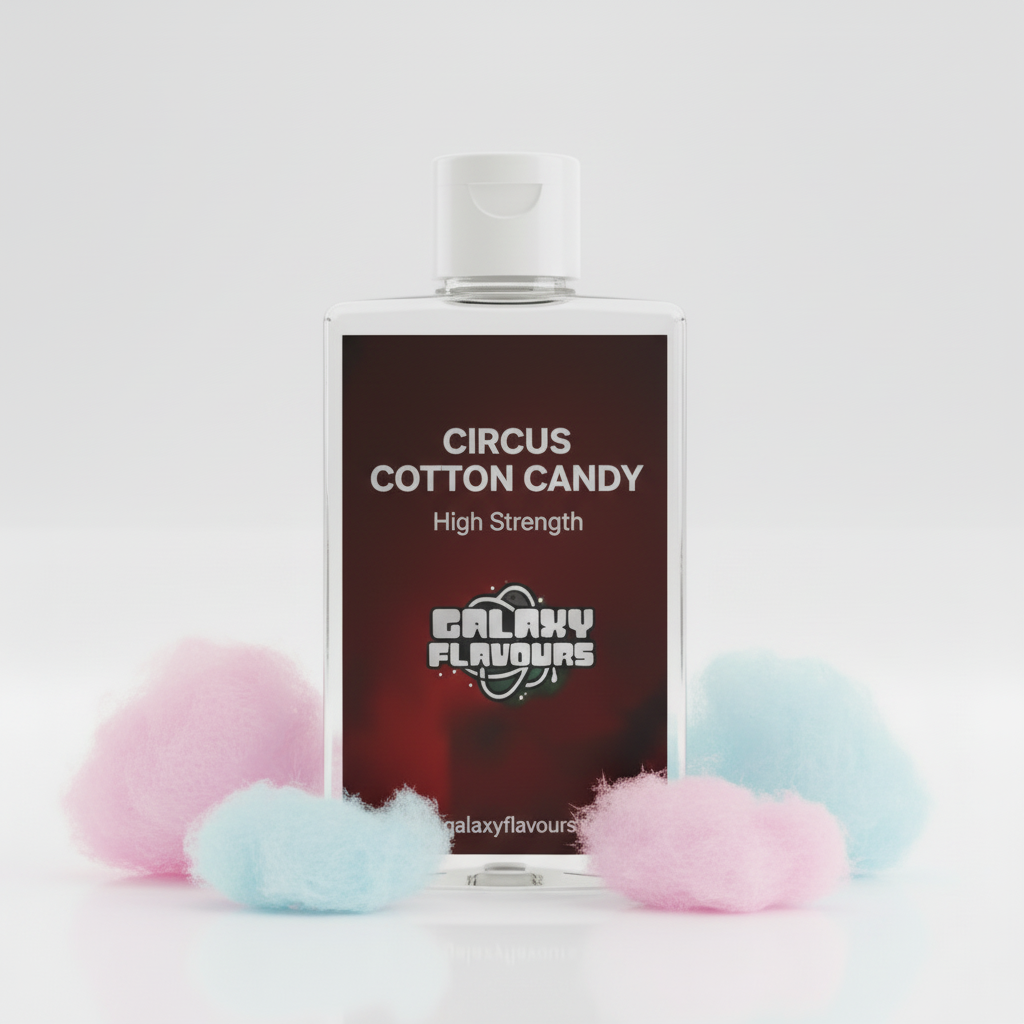 Galaxy Flavours Circus Cotton Candy Food Flavouring Concentrate – Professional High Strength, Vegan, Gluten-Free