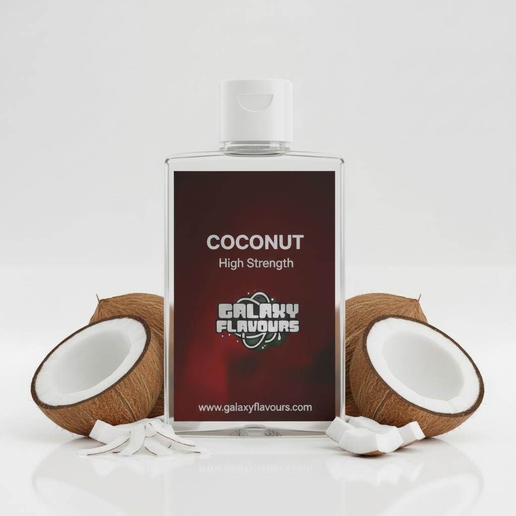 Galaxy Flavours Coconut Food Flavouring Concentrate – Professional High Strength, Vegan, Gluten-Free
