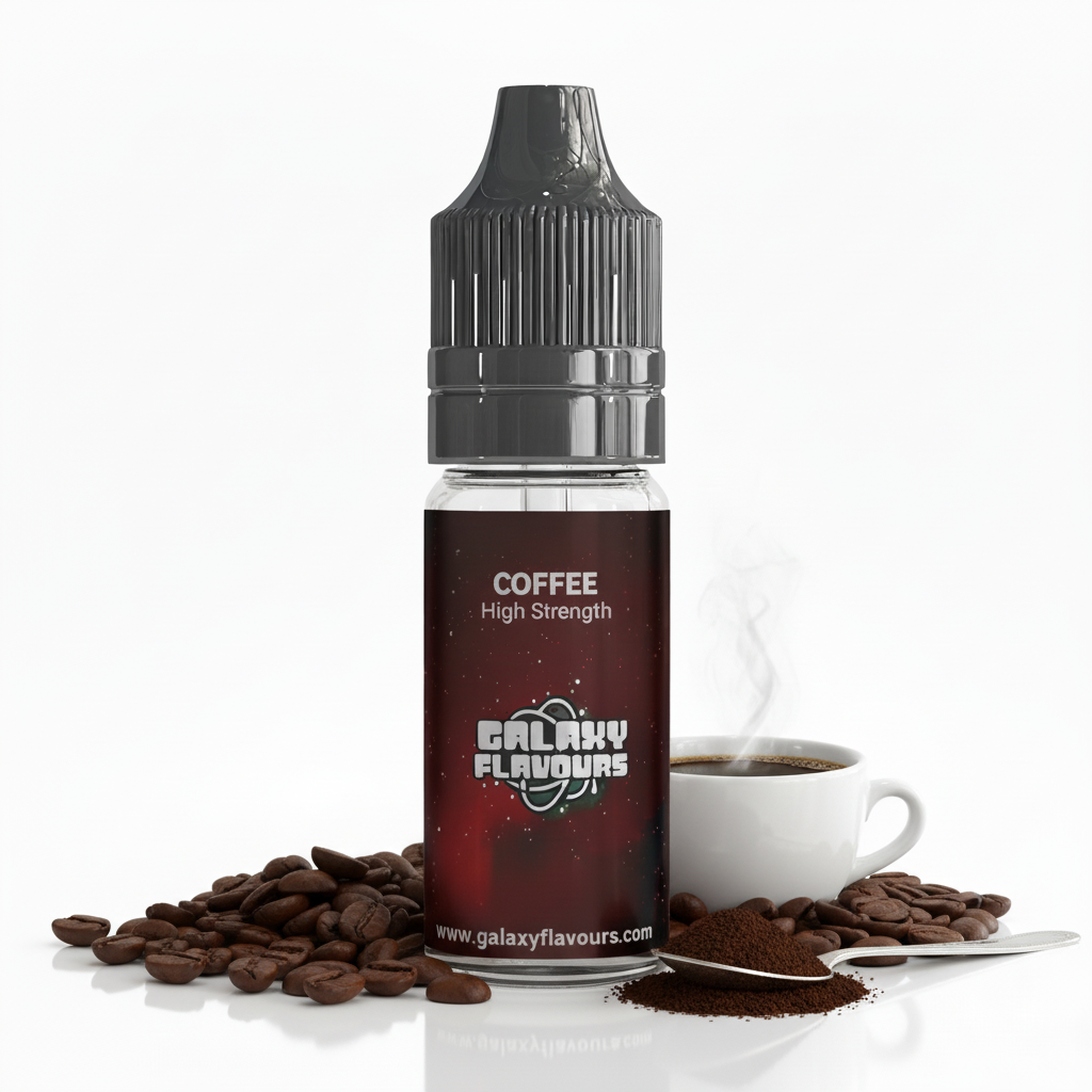 Galaxy Flavours Coffee Food Flavouring Concentrate 10ml – Professional High Strength, Vegan, Gluten-Free