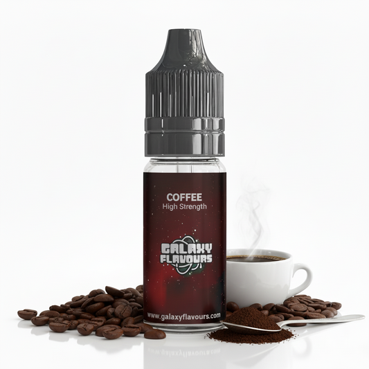 Galaxy Flavours Coffee Food Flavouring Concentrate 10ml – Professional High Strength, Vegan, Gluten-Free