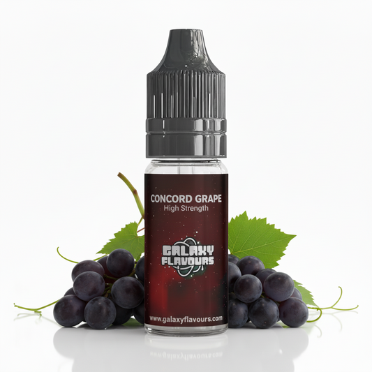 Galaxy Flavours Concord Grape Food Flavouring Concentrate 10ml – Professional High Strength, Vegan, Gluten-Free