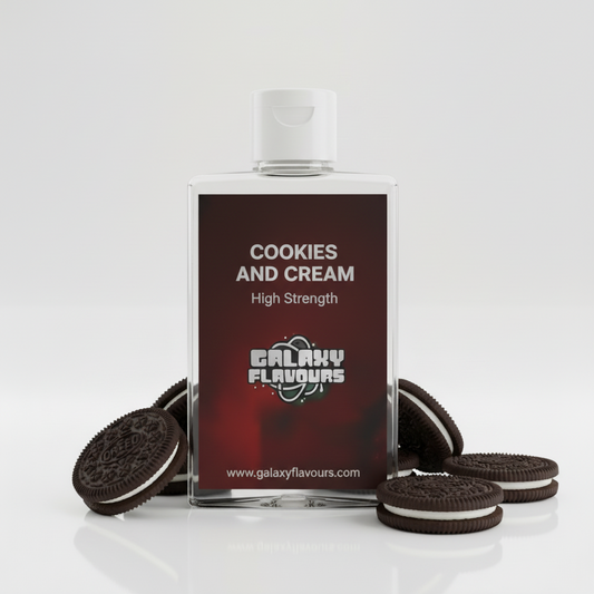 Galaxy Flavours Cookies and Cream Food Flavouring Concentrate – Professional High Strength, Vegan, Gluten-Free