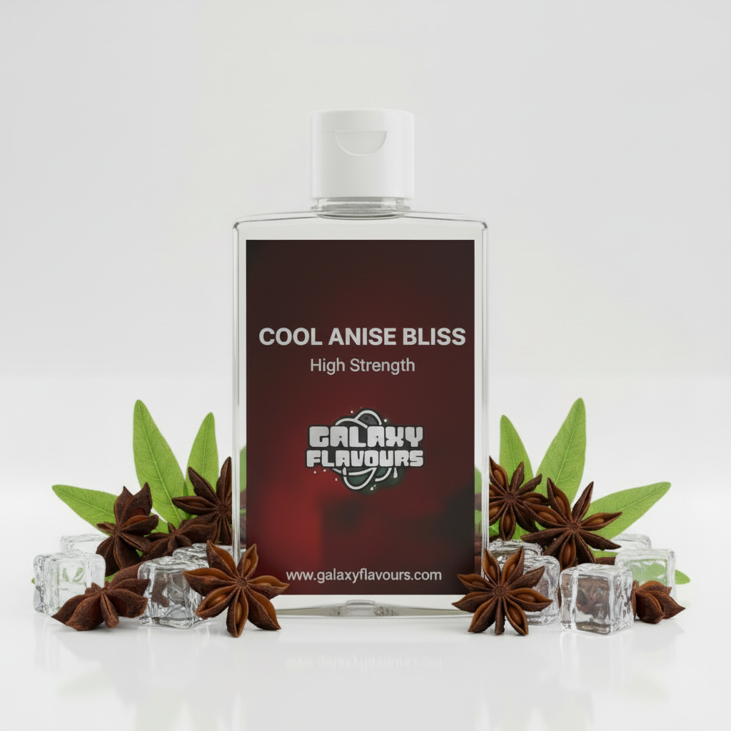 Galaxy Flavours Cool Anise Bliss Food Flavouring Concentrate – Professional High Strength, Vegan, Gluten-Free